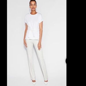 Express Short sleeve tie waist top